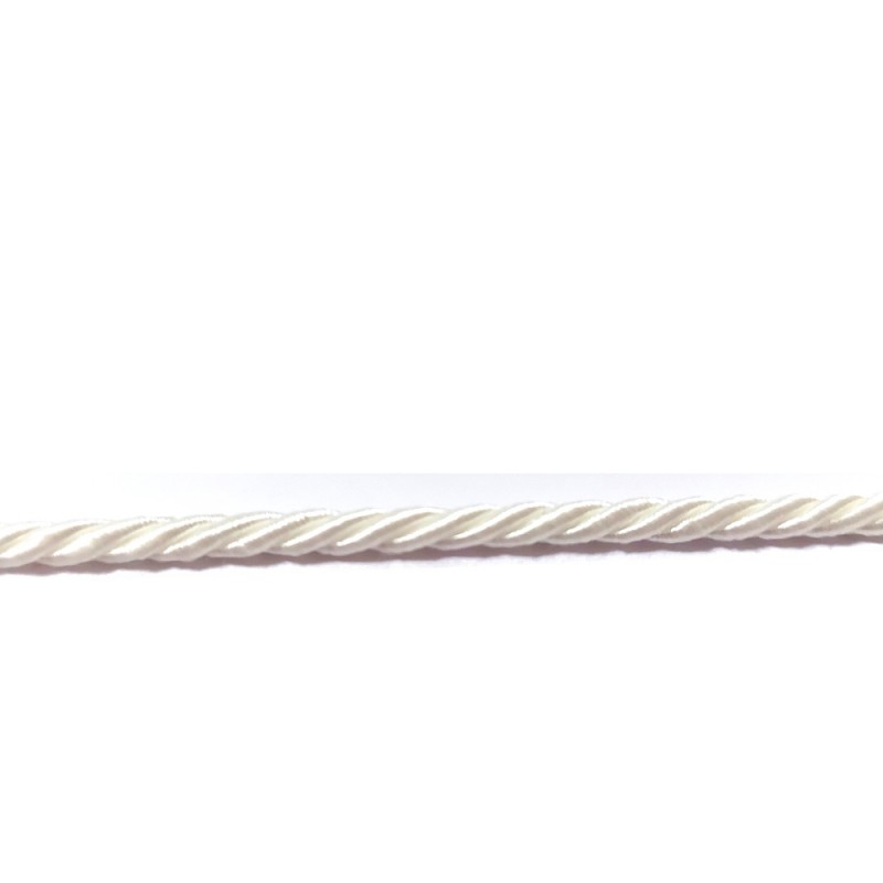 Cordón Colorado - Diametro 3,5 mm - Blanco